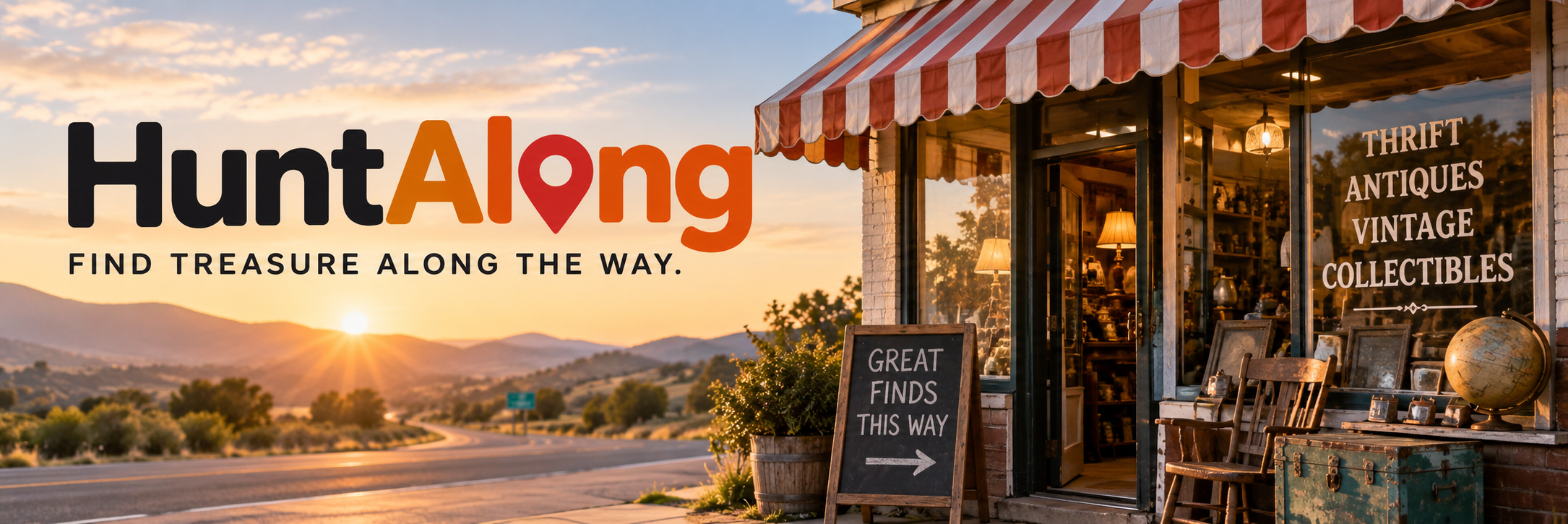 HuntAlong — Find Treasure Along the Way